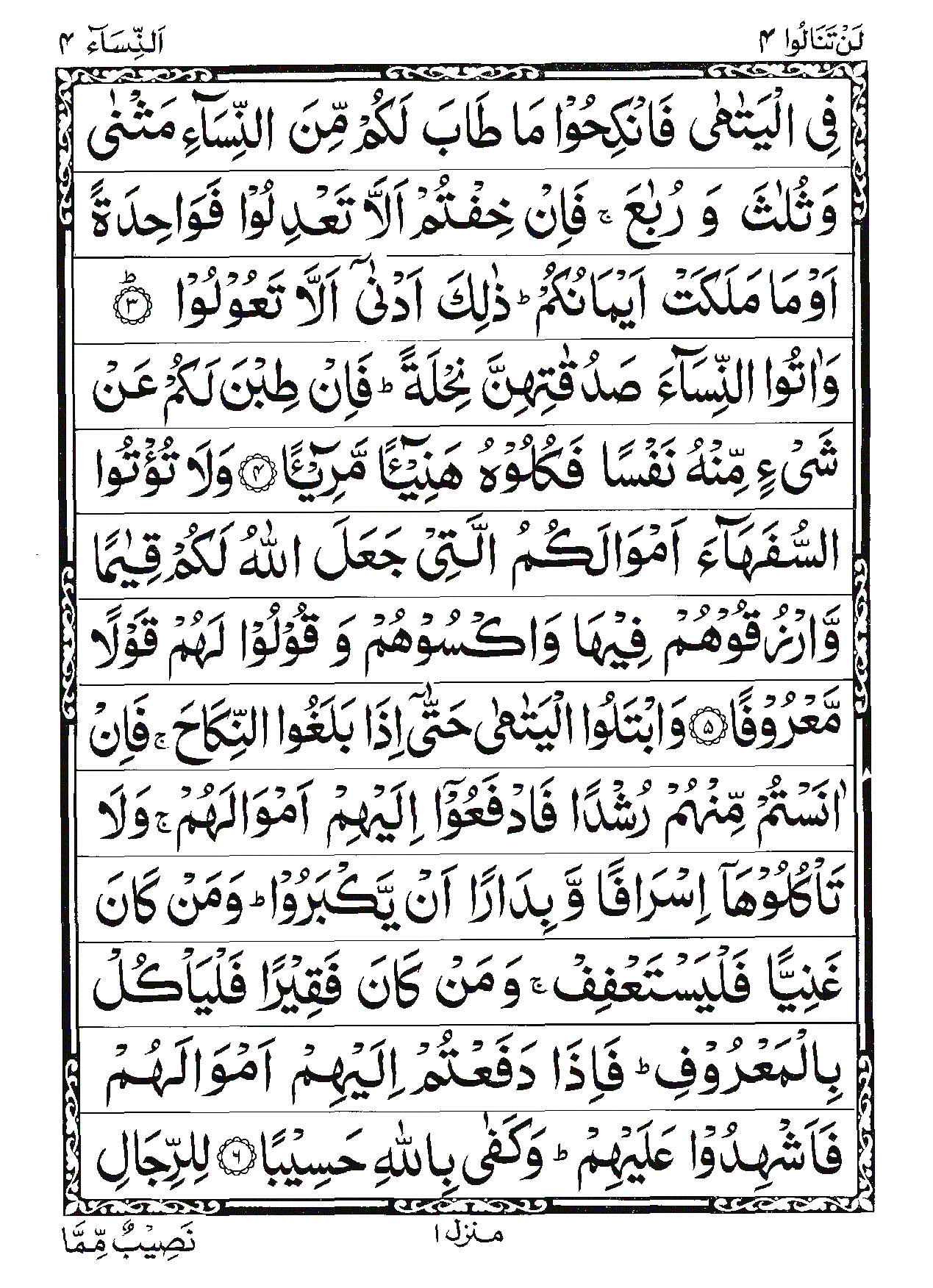 Surah An-Nisa Page 2